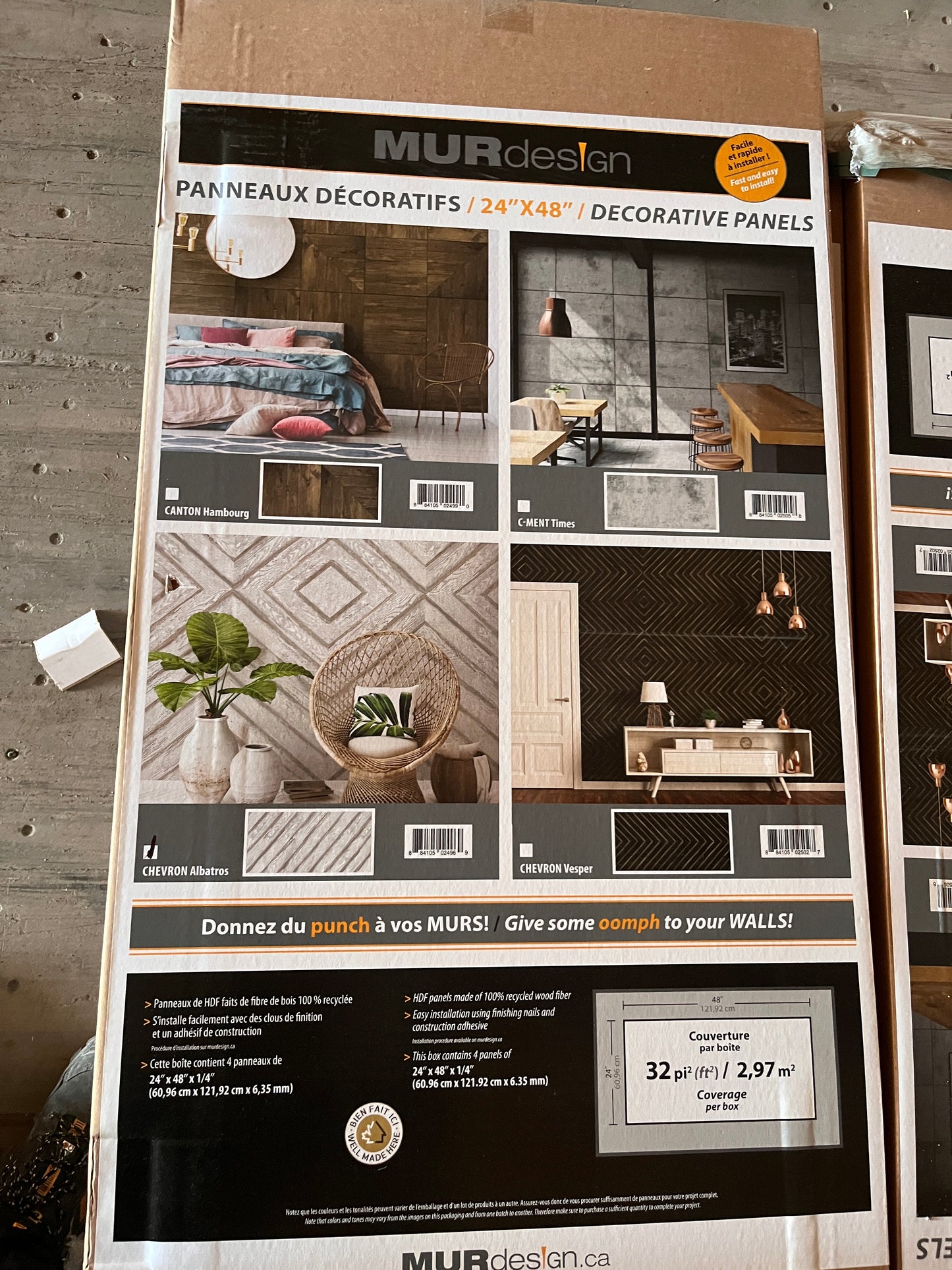 PANNEAU DE DÉCORATION - MARON (4mcx / bte) (1)